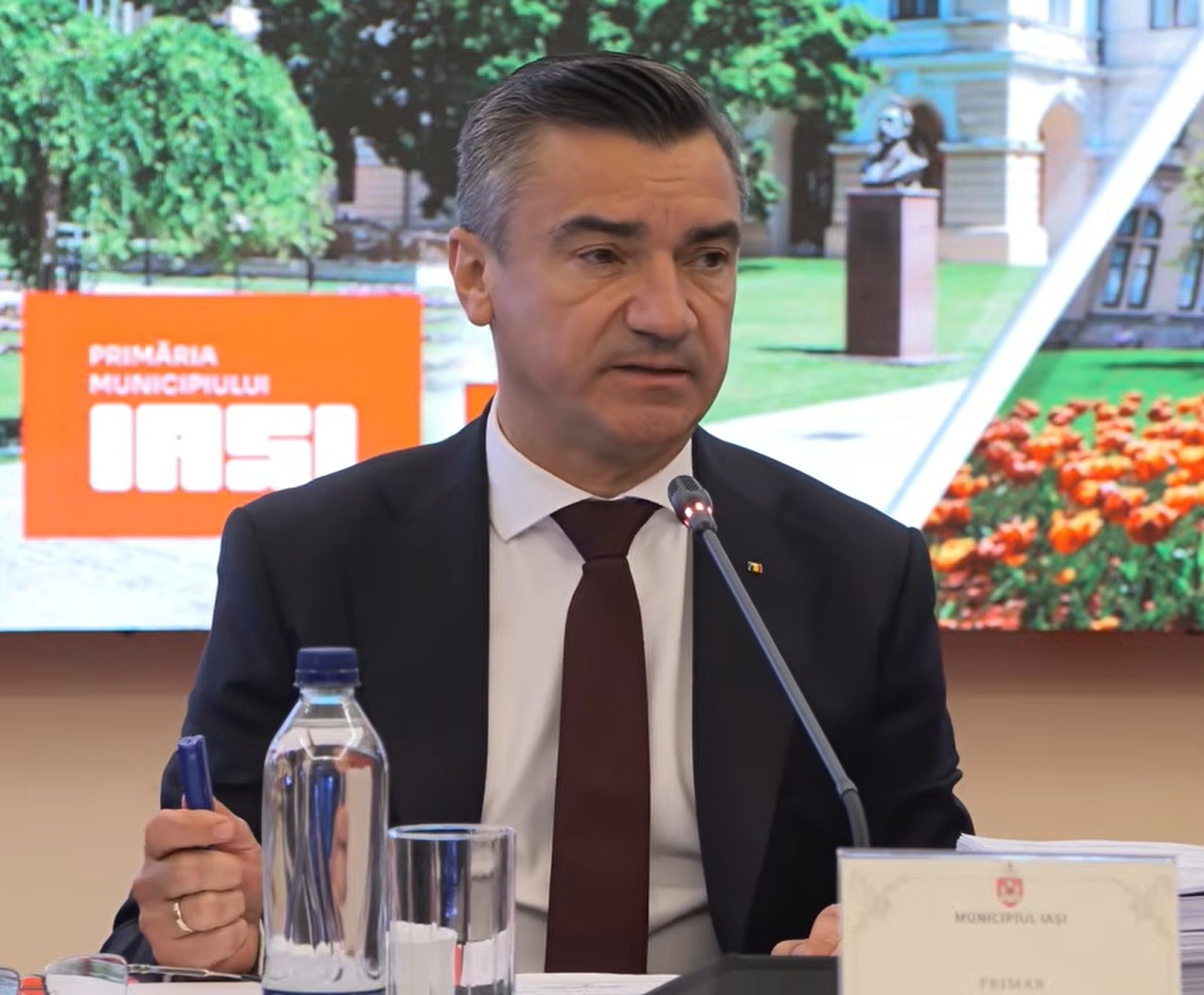 Primarul Mihai Chirica în ședința Consiliului Local Iași din 30 septembrie 2026