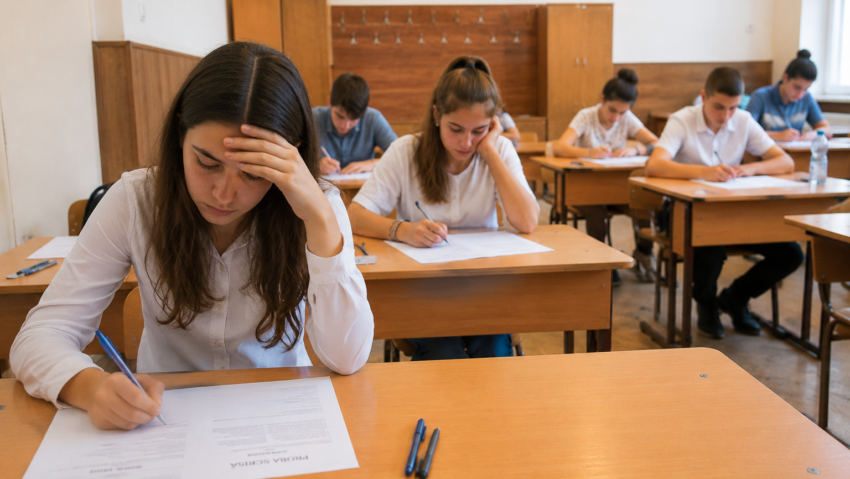 elevi-evaluare-nationala-clasa-examen-foto-AI-850x479