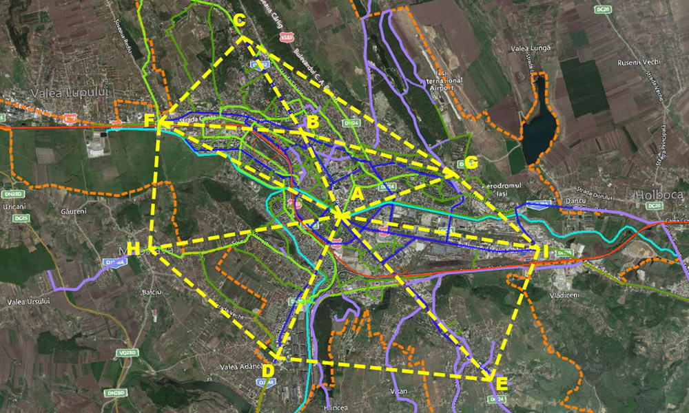 Masterplanul velo propus de Primăria Municipiului Iași promis în urmă cu patru ani. Primul contract a fost semnat în primăvara anului 2022. Geoartis a încasat 325.000 lei, iar documentul a fost dezbătut un an mai tarziu. Sursă foto: Apix.ro