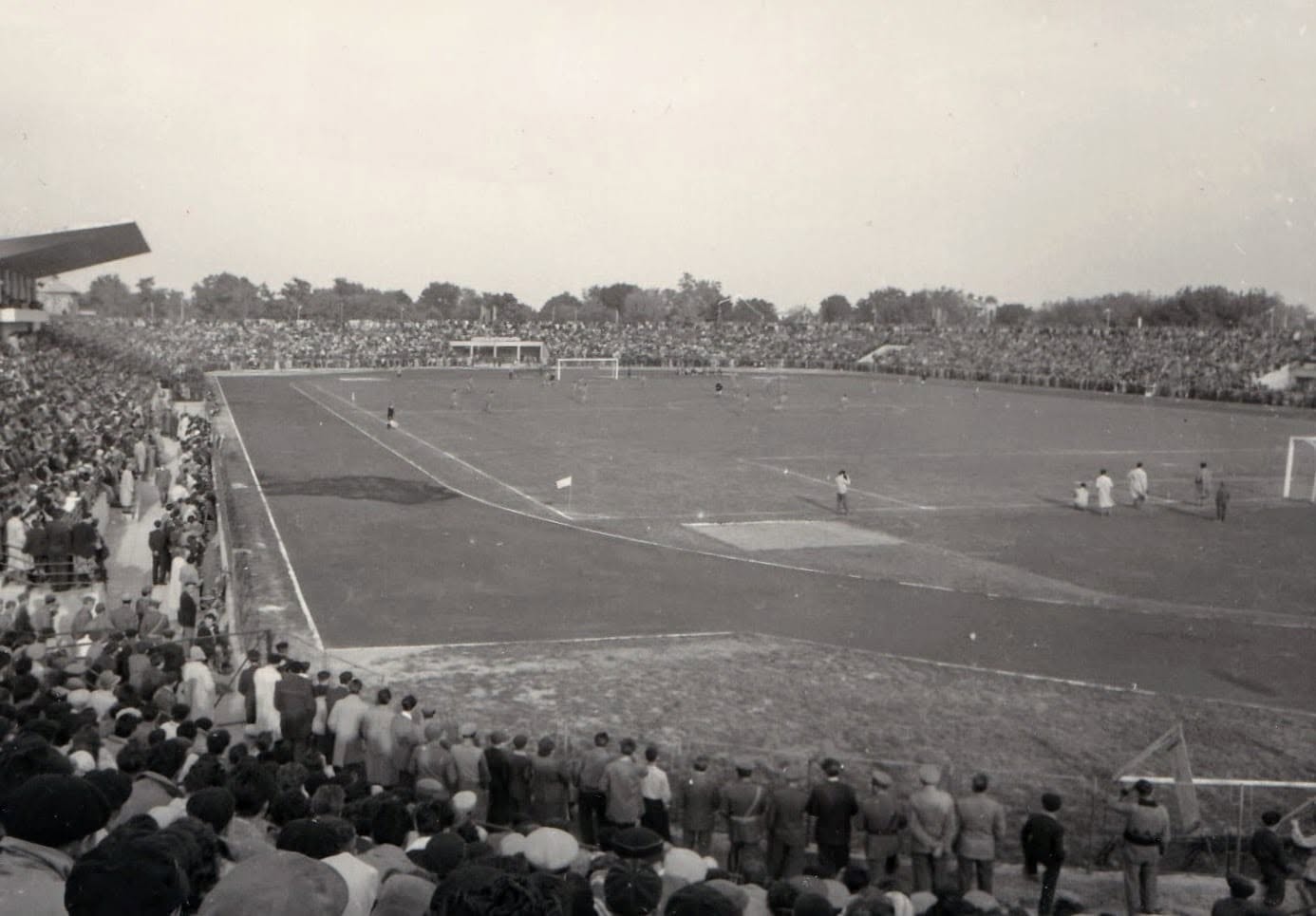 Imagine de arhivă de pe stadionul din Copou